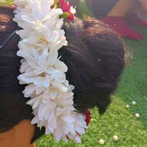 ผ้าแบบดั้งเดิมอินเดียใต้ gajra สำหรับ Bharatanatyam kujipudi งานแต่งงานเจ้าสาวอุปกรณ์เสริม haldi สำหรับคริสต์มาสเดือนรอมฎอน - Product Image 3