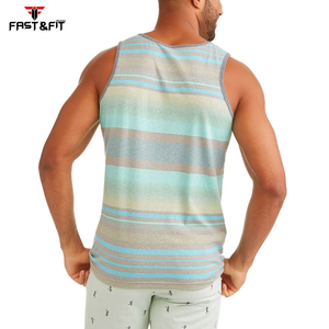 Diseño Popular Precio barato Fitness Mejor calidad Nuevo diseño personalizado Alta calidad Hombres Camiseta sin mangas Precio al por mayor Hombres Camiseta sin mangas - Product Image 2