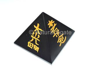 Ensemble de pierres d'agate noire naturelle pour la pratique du Reiki Usui, vente en gros |   Ensemble de Reiki en agate noire pour la décoration de la maison et la méditation - Product Image 5