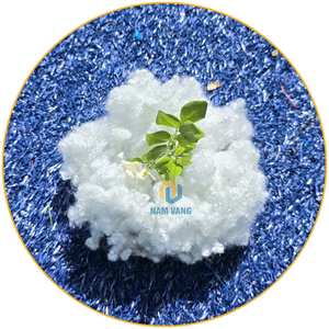 Fibra Discontinua de Poliéster 100% Hueca Conjugada Sin Siliconar de 15D x 32 mm, Material de Relleno Reciclable Antiestático para Hilatura - Product Image 2