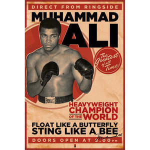 Vintage for Muhammad Ali <b>Poster</b> Black <b>Frame</b> for Wall Decor - Product Image 3