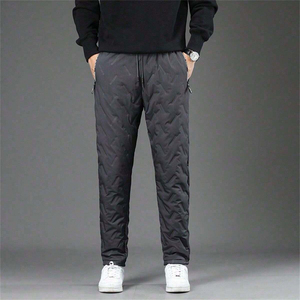 Custom OEM Men <b>Jogger</b> Sweatpants Heavyweight Cotton Gym Sports Running <b>Stacked</b> Activewear Casual Sweatpants For Men's - Product Image 4