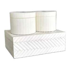 Boîte à bijoux nouveau design de qualité supérieure meilleure qualité incrustation d'os indien boîte de décoration fabricant inde boîte de rangement incrustation d'os - Product Image 1