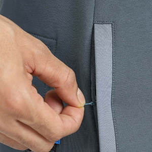 Survêtement d'entraînement d'hiver pour hommes-Ensemble de course à capuche à manches longues et à fermeture éclair-Tissu respirant-Logo personnalisé-Survêtement en polaire technique pour hommes - Product Image 4