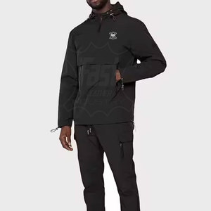 Ensemble de survêtement de luxe avec logo personnalisé disponible, tissu de qualité supérieure, streetwear tendance, tenue deux pièces - Product Image 1