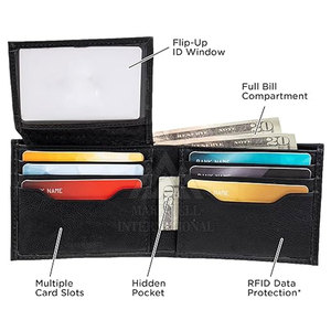 Cartera de Cuero con Diseño Nuevo y de Alta Calidad, Impresa Personalizada, Precio de Fábrica - Product Image 6
