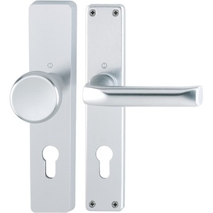 Ensemble d'organisateurs de placards HOPPE Long Plate Set London 54/227/202SP/113 en aluminium F1 PZ 72 mm DIN Gauche/Droite - Product Image 1