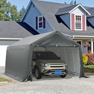 Tente de rangement pour véhicule extérieur, garage portable pour voiture avec housse en tissu résistant aux UV - Product Image 5