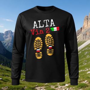 T-shirt de randonnée à manches longues Alta Via 2, Dolomites italiennes - Product Image 3