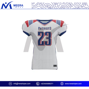 Camiseta de Fútbol Americano Unisex de Alta Calidad, 100% Poliéster, Transpirable, Tallas Grandes, con Logotipo Personalizado Sublimado, Manga Corta - Product Image 3