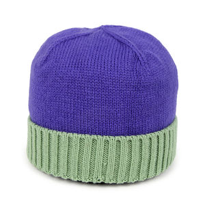 Moda de invierno Waffle Beanie Logotipo personalizado Hombres Beanie Hat Waffle Knit Jacquard Beanie con etiqueta privada/etiqueta tejida hecha Pakistán - Product Image 6
