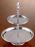 Présentoir à gâteaux élégant de luxe présentoir en métal Buffet plateau de service support à plateau pour Cupcake Dessert fruits, outils de gâteau de fête