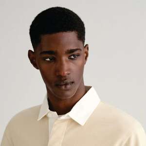 Polos de algodón Premium para hombre, nueva tendencia a la moda, polos de tela de punto personalizados de talla grande, polos para hombre - Product Image 3