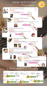 Rohes Haar Großhandel Double Drawn Raw Russian Raw Cuticle Remy Haar Keratin U Flat I Tip Echthaar verlängerungen - Product Image 6