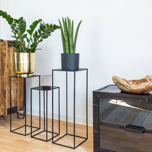 Meilleure vente support de jardinière carré en métal noir au prix le plus bas pour restaurant maison salon - Product Image 5