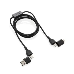 Cavo USB Personalizzato Datalock 60W RCS Sostenibile per Prodotti Promozionali - Product Image 1