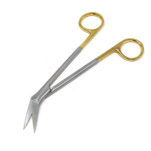 Precio al por mayor Tijeras de operación fina Locklin Tijeras de cirugía plástica de acero inoxidable alemán con revestimiento de color personalizado - Product Image 5