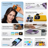 Nouvelle Banque d'alimentation intelligente innovante 2026 de 10000 mAh avec lecteur de musique, réveil et source d'alimentation mobile multifonction