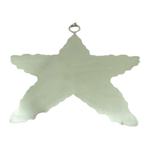 Décoration de Noël ensemble de 3 rennes suspendus en métal placage d'étain tenture murale en fer de taille moyenne pour la décoration de la maison - Product Image 5