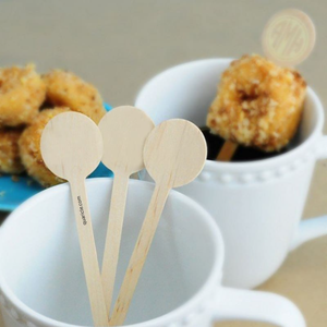 Vente chaude Premium 150mm Agitateurs de pièces en bois de bouleau pour boissons chaudes et froides Couverts en bois écologiques pour bars Camping/usage domestique - Product Image 6