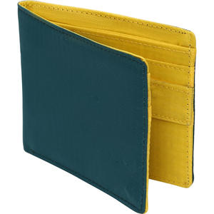 Cartera unisex con cierre de cremallera de piel de vaca de larga duración con función RFID y forro de poliéster para hombres, monedero largo de uso diario - Product Image 4