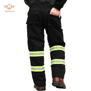 High Visibility <b>Cargo</b> <b>Pants</b> Flame Resistant Hi Vis Workwear Multi Pockets Water Oil Repellent Durable Safety Clothing From BD - Product Image 2