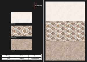 Azulejos cerámicos para pared interior de 300x600 mm, para baño y cocina, con acabado brillante, mate, efecto azúcar tallado, diseño de pared interior de lujo. - Product Image 2