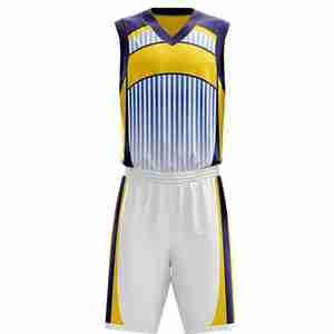 Dernier design, uniforme de basket-ball pour hommes cousu, sublimation, confortable, uniforme d'équipe - Product Image 2
