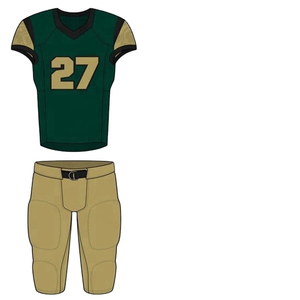 Wholesale 2025 Custom Made New Style Polyester American Football 7on7 Uniforms <b>Heat</b>-Transfer Printed Short Custom Logo - Product Image 4