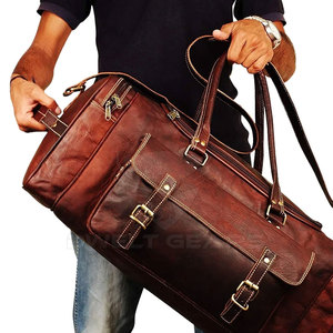 Hot Selling Premium Leather Duffel Bag Best Quality Leather Duffle Bags - Product Image 5