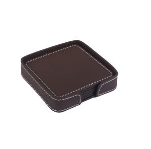 Sous-verre en cuir au design élégant pour la maison, fournitures d'hôtel, sous-verre en cuir pour la table à thé, nouveau style pour les cadeaux de fête de mariage - Product Image 5