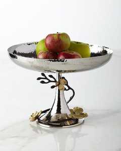 Cuenco de centro de mesa con patas de Orquídea plateada para el hogar, Hotel, restaurante y cuenco de mesa, cuenco redondo para servir frutas secas y chocolate - Product Image 2