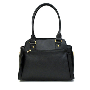 Sac à rabat en cuir véritable de haute qualité pour femme, grand sac à main de luxe avec fermeture éclair, sac de travail en PU et coton, disponible en gros - Product Image 4