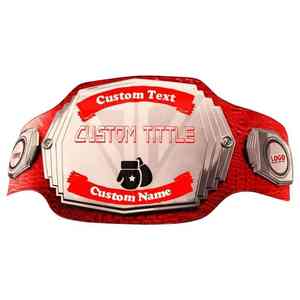 Ceinture de championnat en cuir personnalisable de haute qualité pour les sports de boxe de lutte MMA durables de karaté - Product Image 5
