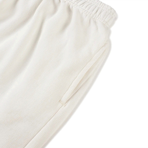 Custom Plain <b>White</b> <b>Shorts</b> <b>Men</b> Women Streetwear Casual Elastic Waist Drawstring Loose Fit Soft Comfortable Summer DDP shipping - Product Image 2