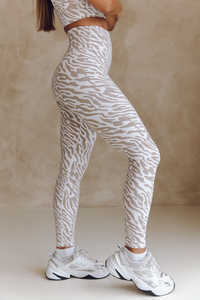 กางเกงเลกกิ้งเอวยางยืดเอวสูงสำหรับผู้หญิงผ้าสแปนเด็กซ์/ ไนลอนระบายอากาศได้ดีแห้งเร็ว - Product Image 5