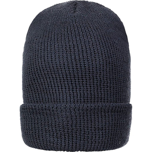 Vente en gros OEM Bonnet 100% LAINE ACYRYLIQUE Bonnet d'hiver unisexe tricoté avec logo personnalisé Bonnet extensible en coton, chaud et doux - Product Image 6