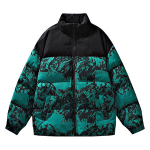 Impresión de logotipo personalizado 2024 Mejor diseño Hombres Transpirable Alta calidad Impresión de logotipo personalizado Chaqueta acolchada - Product Image 1