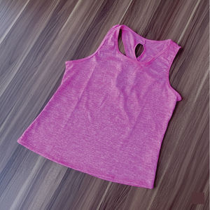 Débardeurs de sport basiques pour femmes, vente chaude, personnalisés, couleur unie, toile respirante, col respirant pour femmes - Product Image 4