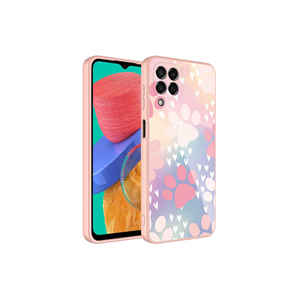 Coque souple en TPU époxy à motifs de luxe pour Samsung Galaxy M33, protection anti-traces de doigts pour appareil photo, coque rigide avec rembourrage - Product Image 1