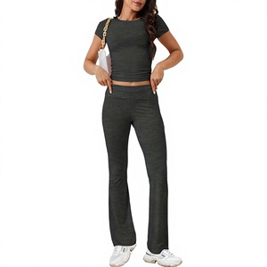 Conjunto de Yoga para Mujer con Logotipo Personalizado, Ropa Deportiva de Cintura Alta, Fabricante de Ropa de Gimnasio, Servicios OEM, Alta Calidad - Product Image 1