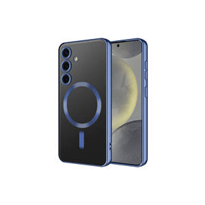 Coque Netzy Sierra Blue compatible MagSafe pour Samsung Galaxy S24 Plus avec protection électroplaquée pour la caméra et recharge sans fil - Product Image 1