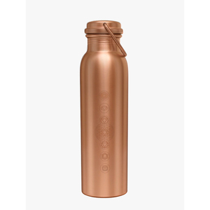 Best Quality Luxurious Handmade Copper <b>Water</b> <b>Bottle</b> Ayurvedic Health Benefit Sleek Lining Design Modern Drinkware For Home & <b>Gym</b> - Product Image 5