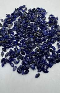 Sodalite naturelle de haute qualité coupe à facettes Marquise forme bleu pierre précieuse en vrac pour la fabrication de bijoux 6x12mm gemmes en gros - Product Image 2