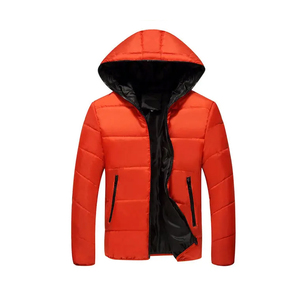 Chaqueta acolchada de burbujas acolchada de peso pesado para exteriores de invierno con diseño de logotipo personalizado de alta calidad para hombres con capucha - Product Image 6