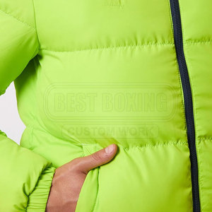 Classic Fit Men's Puffer Jacket With Horizontal Quilts And Lightweight Feel For Travel Men's Puffer Jacket - Product Image 6