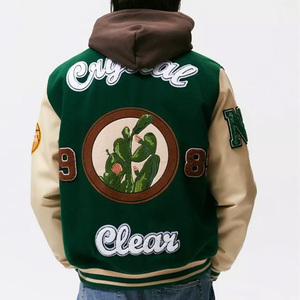 Chaquetas de invierno Letterman Chaquetas de bombardero para exteriores para hombres a precios al por mayor (2024) Streetwear Chaqueta de béisbol para hombres - Product Image 3