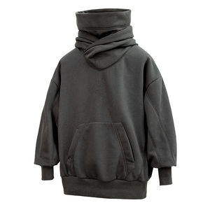 Sweat-shirts et pulls à capuche pour hommes avec logo personnalisé, poids lourd, haute qualité, 100% coton, polaire en polyester, sweat-shirt ample et surdimensionné pour hommes - Product Image 5