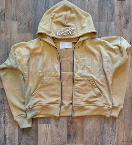 Produit le plus exigeant sweat à capuche de haute qualité pour hommes anti-rétrécissement couleur unie fermeture éclair coupe ample impression personnalisée haute GSM - Product Image 2