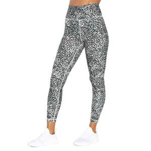 In Stock High Quality High-Waist Women's <b>Legging</b> <b>with</b> Unique Design Made From Best Quality Spandex Workout Gym Use Logo Waist - Product Image 2